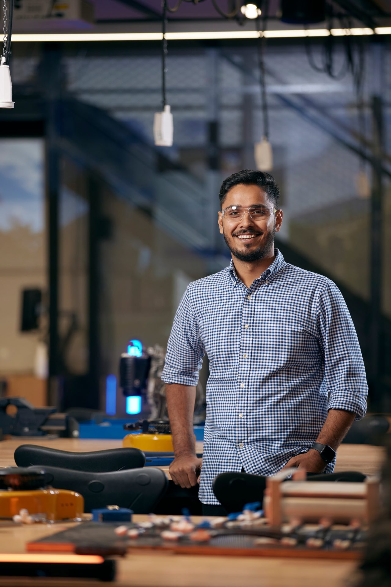 International students in Creation Studio, Engineering