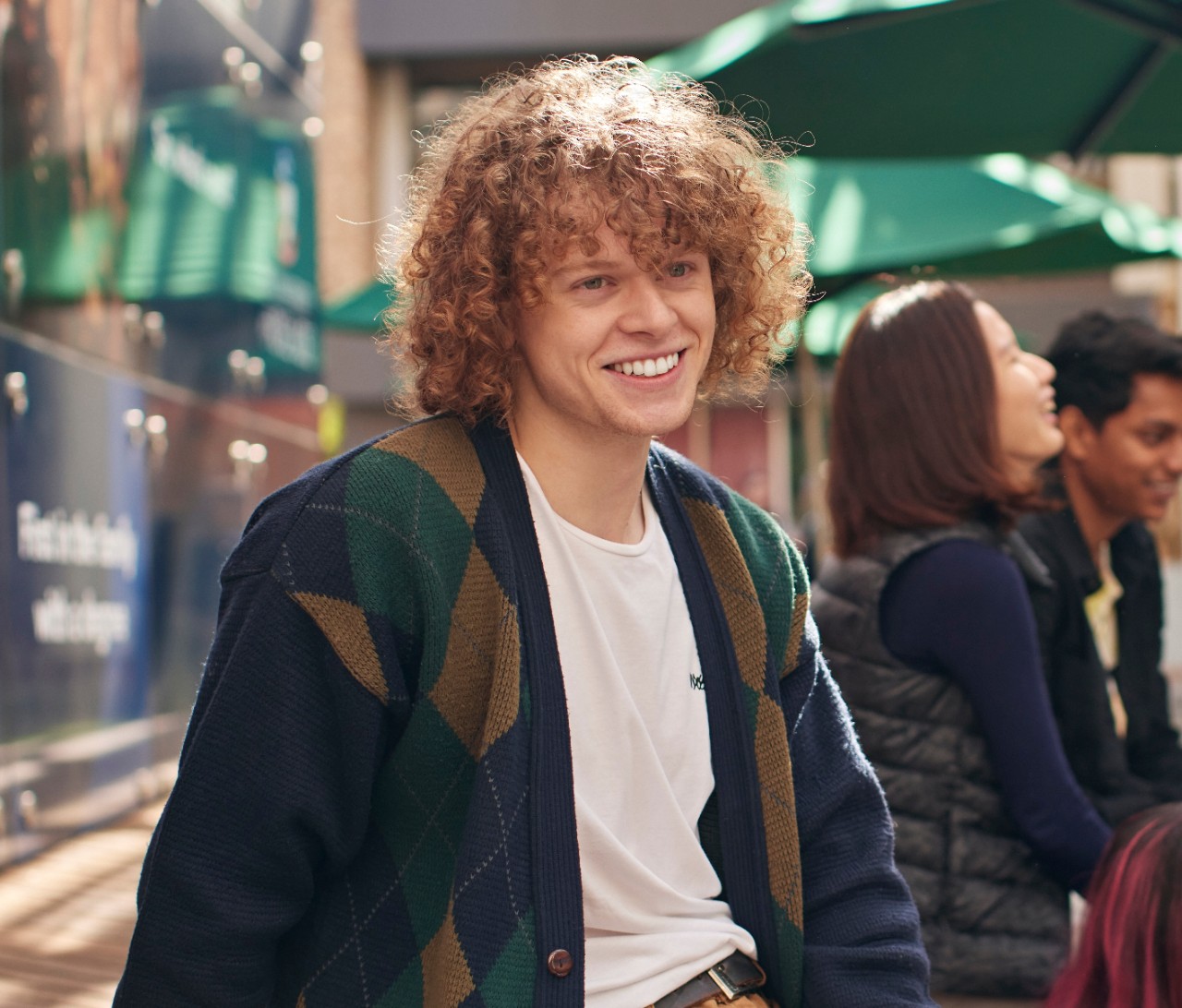 International students socialising