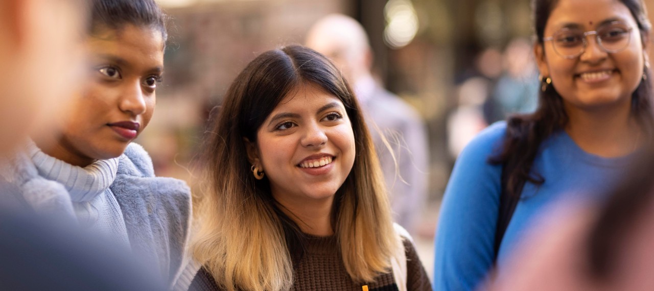 Students socialising